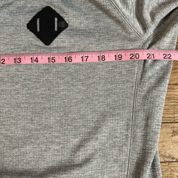 Burton Sweatshirt Mens Size Medium‎ Grey Black Caption Crew Techwear - Picture 5 of 9